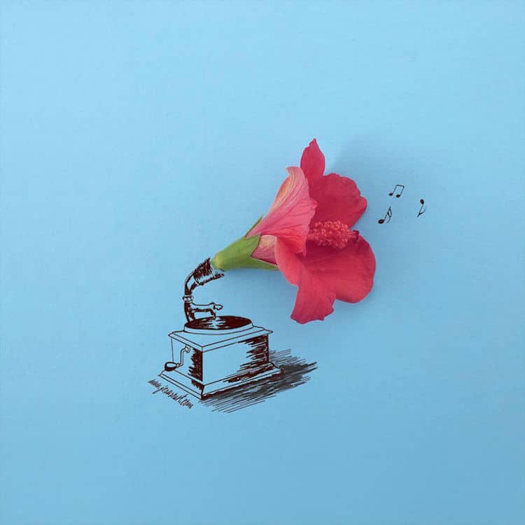Art Made of Flowers
