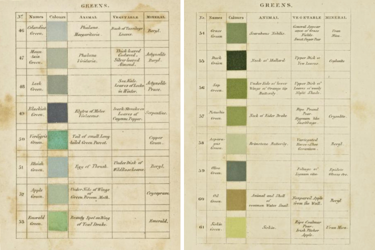 Werner's Nomenclature of Colors