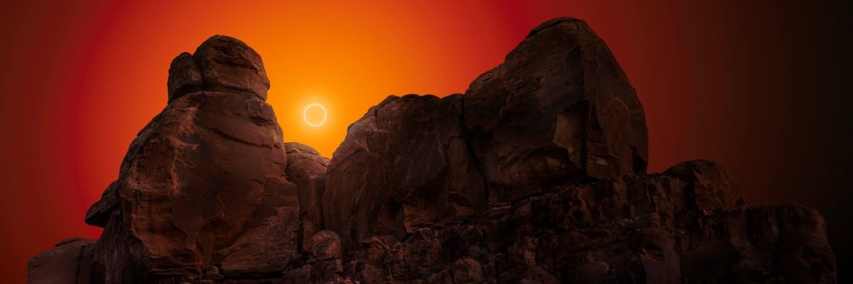 Annular Eclipse in Utah by Andrew McCarthy and Dan Stein