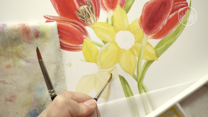 Botanical Watercolors: Learning to Paint Realistic Flowers